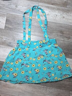 Hottopic x Disney Pocahontas Meeko & Flit Suspender Mini Skirt Sz 1